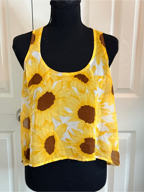 Show Me Your MuMu Tops - Show Me Your MuMu Sunflower Club Squirrel Tank Top Medium